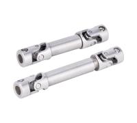 RC Car Transmission Shaft Compatible With Redcat For Ascent-18 1/18 RC Crawler Car Upgrade Parts 2Pcs Stainless Steel Center Drive Shafts