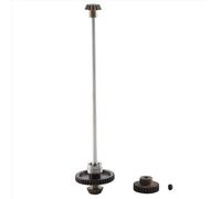 RC Car Transmission Shaft Compatible With Wltoys A959-B A969-B A979-B 1/18 RC Car Upgrade Parts Metal Center Drive Shaft Reduction Gear 27T Motor Gear