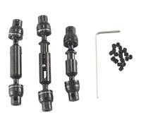 RC Car Transmission Shaft Compatible With WPL B16 B36 Q60 Q63 Q64 MN77 FY004 6WD 1/16 RC Car Upgrade Parts Modification Spare 3Pcs Metal Drive Shaft CVD