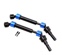 RC Car Transmission Shaft For Traxxas For E-Revo 2.0 86086-4 8650 8651 8652 1/10 RC Car Parts 2Pcs Hard Splined Steel CVD Front Rear Driveshaft Drive Shafts(Blue)