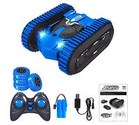 RC Car Two-in-one -sided Stunt Tracked with Two Speed Convert Four-wheel Climbing Function 360-degree Rotation Tumbling Springing Arm Twisting 2 4Ghz Remote Control Kids Toy