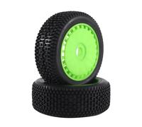 Rc Car Tyre Compatible With ARRMA For Trxs For Redcat For Losi For HPI WR8 For HSP For Hobao 116mm 1/8 RC Off-Road For Buggy Tires Wheel 17mm Hex(Green,A)