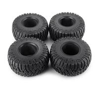 Rc Car Tyre Compatible With Axial For SCX10 90046 AXI03006 AXI03007 TRX4 TRX6 For Wraith 1/10 RC Crawler Car 4Pcs Rubber Tires 1.9/2.2inch Wheel Tyres(2.2inch)