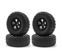 RC Car Tyre Compatible With Slash For Arrma For Senton For HuanQi 727 For Vkar 10SC For Hpi 4pcs Off-Road Tires 12mm Adapter Wheel For 1/10 RC Car
