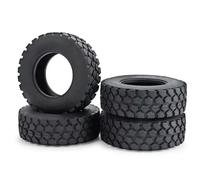 RC Car Tyre Compatible With Tamiya 1/14th Wheel Rim Rubber Tyre Wheels Tires 84x30mm Hubs RC Tractor Trailer Cargo Tow Drag Truck Parts