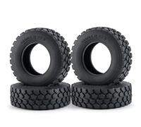 RC Car Tyre Compatible With Tamiya 2/4Pcs Rubber Rocks Tyres 30mm Width Wheel Tires 1/14 RC Trailer Tractor Truck Car Upgrade Parts