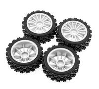 RC Car Tyre Compatible With Tamiya XV-01 01 TA06 TT-01 TT-02 PTG-2 1/10 RC Car Accessories 4Pcs 72 * 45 * 26mm Rubber Tire Wheel Replacement