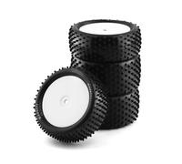 Rc Car Tyre Compatible With XRAY XB2 For Serpent SRX2 For Trxs For Bandit For Tekno For Tamiya 1/10 2WD RC Off-Road For Buggy Car Rubber Tire Wheel