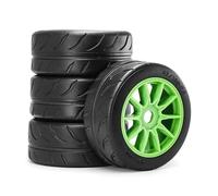 RC Car Tyre For ARRMA For Infraction 6S F1 For LIMITLESS Fireteam For FELONY 1/7 1/8 Tire Drift On Road Model Accessory Modified Replacement(Green)