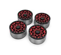 RC Car Tyre For MK07 1/7 Aluminum Alloy Wheels Hub Tires 2.6In 17mm Adapter 4PCS RC Model For Rock Crawler Upgrade Accessories
