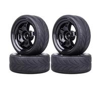 RC Car Tyre For Traxxas For Latrax For Teton 4-Tec 2.0/3.0 For Tamiya For TT01 For TT02 1/10 1/18 Pre-Glued Tires & Wheels Set RC Touring On-Road Parts
