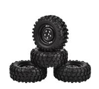 RC Car Tyre Hub Wheels Compatible With Axial For SCX10 D90 For Tamiya CC01 1:10 RC Rock Crawler Car 4pcs 96mm 1.9 Inch Rubber Tires/Tyres And Wheel Rims