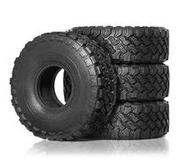 RC Car Tyre Hub Wheels Compatible With Axial For SCX10 For Pro For Capra For Traxxas For TRX4 For MST 1/10 RC Crawler Car 4PCS 116mm 1.9" Rubber Tire Wheel Tyre