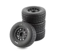 RC Car Tyre Hub Wheels Compatible With HSP For Sonic 94102 GT LC For RACING PTG-2 For Tamiya 1/8 1/10 Scale RC On Road Car RC For Model Car Rubber Tires & Wheel(Black,A)