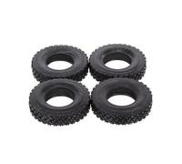 RC Car Tyre Hub Wheels Compatible With Tamiya 1:14 RC Car Truck Tractor RC Remote Control Car Accessory Rubber Tyres Wheel Tires With Sponge 4Pcs(B)