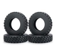 RC Car Tyre Hub Wheels Compatible With Tamiya 1/14 RC Truck Trailer Tractor Cargo Tow Drag RC Car Upgrade Parts Accessory Wheel Tires Rubber Tyre(4PCS 25MM A)