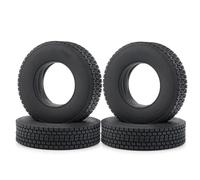 RC Car Tyre Hub Wheels Compatible With Tamiya For LMT 4WD 1:14 RC Trailer Tractor Truck RC Upgrade Parts Front&Rear Rubber Tyres Wheel Rims Tires 25/22.5MM(4PCS 22.5)