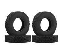 RC Car Tyre Hub Wheels Compatible With Tamiya For MAN For King For Hauler For ACTROS For SCANIA 1/14 RC Semi Tractor Truck Tipper 4Pcs 20Mm Hard Rubber Tire