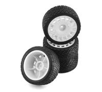 RC Car Tyre Hub Wheels Compatible With Tamiya For TT01 For TT02 XV01 TA06 PTG-2 For HPI WR8 1/10 RC Car Parts RC For Racing Car Tires On Road Tyre Wheel(White)