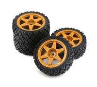 RC Car Tyre Hub Wheels Compatible With Tamiya XV01 XV02 TA06 TT01 TT02 PTG-2 1/10 RC For Racing Car Replacement Accessories 4Pcs 70Mm Rubber Tire Wheel Tyre