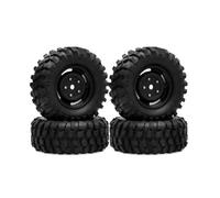 RC Car Tyres Wheels For SCX10 D90 For TRX4-95mm Soft Rubber Treads With Deep Lugs 12mm Hex Unbonded 1.9 Inch Tires & Rims Set Rc Car Parts Replacement