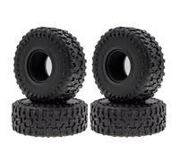 RC Car Tyres Wheels For Scx10 For Yikong For Rgt For Wrangler 1/10 4pcs 1.9 Inch Rubber Tyre 116 * 45mm Rc Crawler Car Accessories And Upgrades Replacement