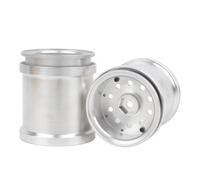 RC Car Tyres Wheels For Tamiya WR-02 G6-01 6x6 2PCS Aluminum Beadlock Wheel Rims Rc Car Tracked Vehicles Parts Accessories And Upgrades Replacement And Repair