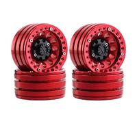 RC Car Tyres Wheels For Traxxas For TRX4 4WD D90 For Axial For SCX10 II III For MST 1/10 4pcs 120mm Metal 1.9" Beadlock Wheels RC Crawler Car Accessory Replacement