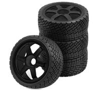 RC Car Upgrade Hub Tire 17mm Kit for WRC1/7/8 KM C3 Accessories Black