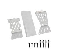 RC Car Upgrade Part For Arrma For Gorgon 2WD 1/10 Metal Stainless Steel Chassis Guard Protection Protector Skid Plate Rc Car Truck Parts Replacement