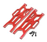 RC Car Upgrade Part For Arrma For Kraton 4X4 4S V2 For BLX For Outcast ARA330711 1/10 Metal Front Suspension Arms For Swing Arm RC Car Trucks Replacement(Red)