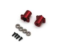 RC Car Upgrade Part For FMS For Fire For Horse For Thunder 1/18 Metal Rear Wheel For Seat RC Remote Control Car Parts Accessories Upgrades And Replacements(Red)