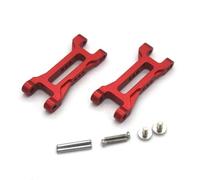 RC Car Upgrade Part For LOSI Micro-B 2WD RTR LOS00007 1/24 Metal Front Suspension Arm Rc Car Tracked Vehicles Parts And Accessories Upgrades Replacements(Red)