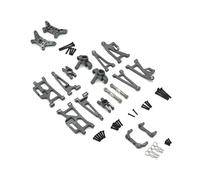 RC Car Upgrade Part For MJX 14210 14209 1/14 Metal Aluminium Alloy Shock Tower Bracket For Swing Arms Steering Cup RC Car Accessories Upgrades And Replacements(Gray)