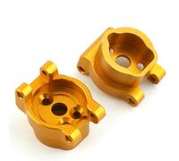 RC Car Upgrade Part For Traxxas For TRX4 1/10 2Pcs Metal Rear Portal Axle C Mount 8256 RC Crawler Car Parts And Accessories Upgrades Replacement And Use(Yellow)