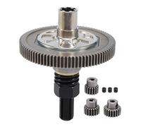 RC Car Upgrade Parts Compatible With Arrma 1/10 For Senton For Granite Big For Rock For Vorteks 4x4 Parts 91T Spur Gear Slipper Clutch 21T 19T 17T Gear Set(Black)