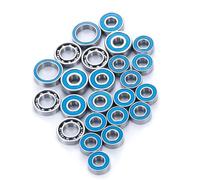 RC Car Upgrade Parts Compatible With Axial For Capra F9 1/10 RC Crawler Car Truck Parts Accessories 24Pcs Wheel Hub Axles Sealed Bearing Kit