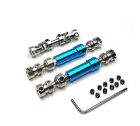 RC Car Upgrade Parts Compatible With MN128 MN86 MN86S MN86K For MN G500 1/12 RC Car Upgrade Parts Accessories 3pcs Metal Drive Shaft CVD Driveshaft(Blue)