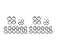 RC Car Upgrade Parts Compatible With Tamiya For TT01 TT01D TT01E TT01R DF02 1/10 RC Car Upgrade Modification Parts Accessories 40Pcs Ball Bearing Kit