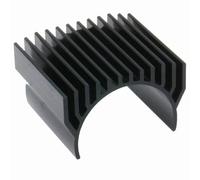 RC Car Upgrade Parts For Hsp For Arrma For Axial For Traxxas 1:10 540 550 Motor Heatsink Can Install 40x40mm Cooling Fan (without) For RC Model Car(Black)