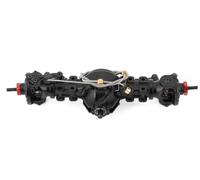RC Car Upgrade Parts For Tamiya For Trailer For Tractor 1/14 RC Truck Car Upgrade Parts Metal Front Rear Axle Differential Built-in Steel Gear Modified(Rear Axle)