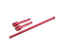 RC Car Upgrade Parts For Tamiya For TT-02 TT-02B TT02 TT02B 1/10 rc Car Upgrade Parts 3pcs Metal Central Drive Shaft And Propeller Joint Set RC Accessories(Red)