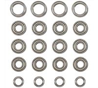 RC Car Upgrade Parts For Tamiya For TT01 TT01D TT01E TT01R DF02 1/10 rc Car Upgrade Parts 20Pcs Ball Bearing Kit