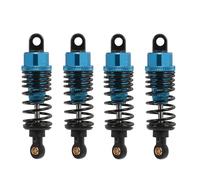 RC Car Upgrade Parts For Tamiya TL01 TA03 TT01 TT02 TA05 MF01X M05 M06 4Pcs Modified Parts Metal Shock Absorber Damper 1/10 RC Upgrade(Blue)