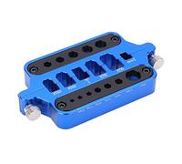 RC Car Welding Station Plug Set, Professional RC Soldering Tool, Aluminum Alloy Welding Station with Adjustable Nut for XT60 XT90 T Plug, Compact Lightweight Design for RC Model Ca