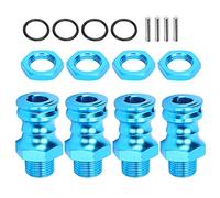 RC Car Wheel Extension Adapter Strong Aluminum Build (Blue) | Strong Aluminum Wheel Adapter for RC Model Upgrades Reliable Replacement Strong Aluminum Build 23mm Blue RC car upgrades