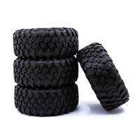 Rc Car Wheel Rim Tire For Axial For SCX10 90046 For Traxxas TRX4 D90 For Tamiya CC01 8PCS 118MM 1.9 Rubber Tires Tyres Wheel For 1/10 RC Crawler Car
