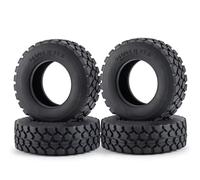 Rc Car Wheel Rim Tire For Tamiya Rubber Tyre Wheels Tires 84x30mm For 1/14th Wheel Rim Hubs RC Tractor Trailer Cargo Tow Drag Truck Parts(4pcs)