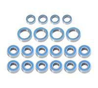 RC Cars Accessories For Tamiya For TT01 For TT-01 TT01E TT01D For TT02B 20PCS Rubber Sealed Ball Bearing Kit RC Car Upgrades Parts Accessories Repair Parts