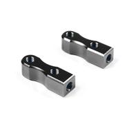 RC Cars Accessories For Tamiya For TT01 TT02 1/10 Aluminum Servo Mount RC Car Upgrades Parts Spare Accessories(Black)